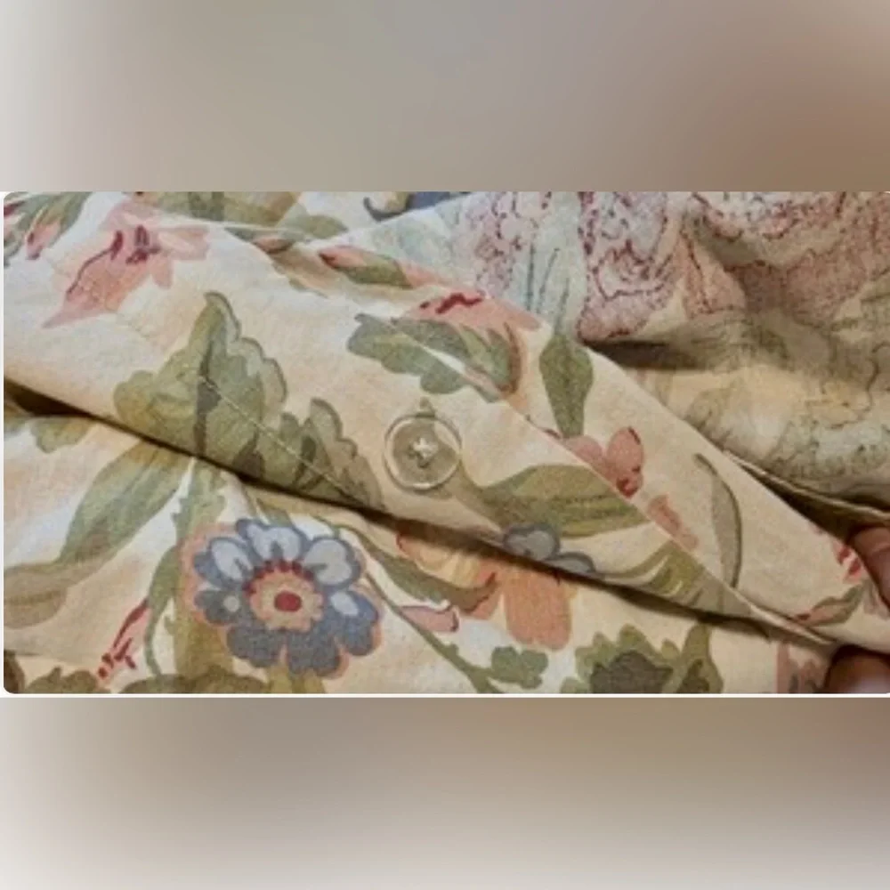 Pottery Barn Marla Floral design duvet cover